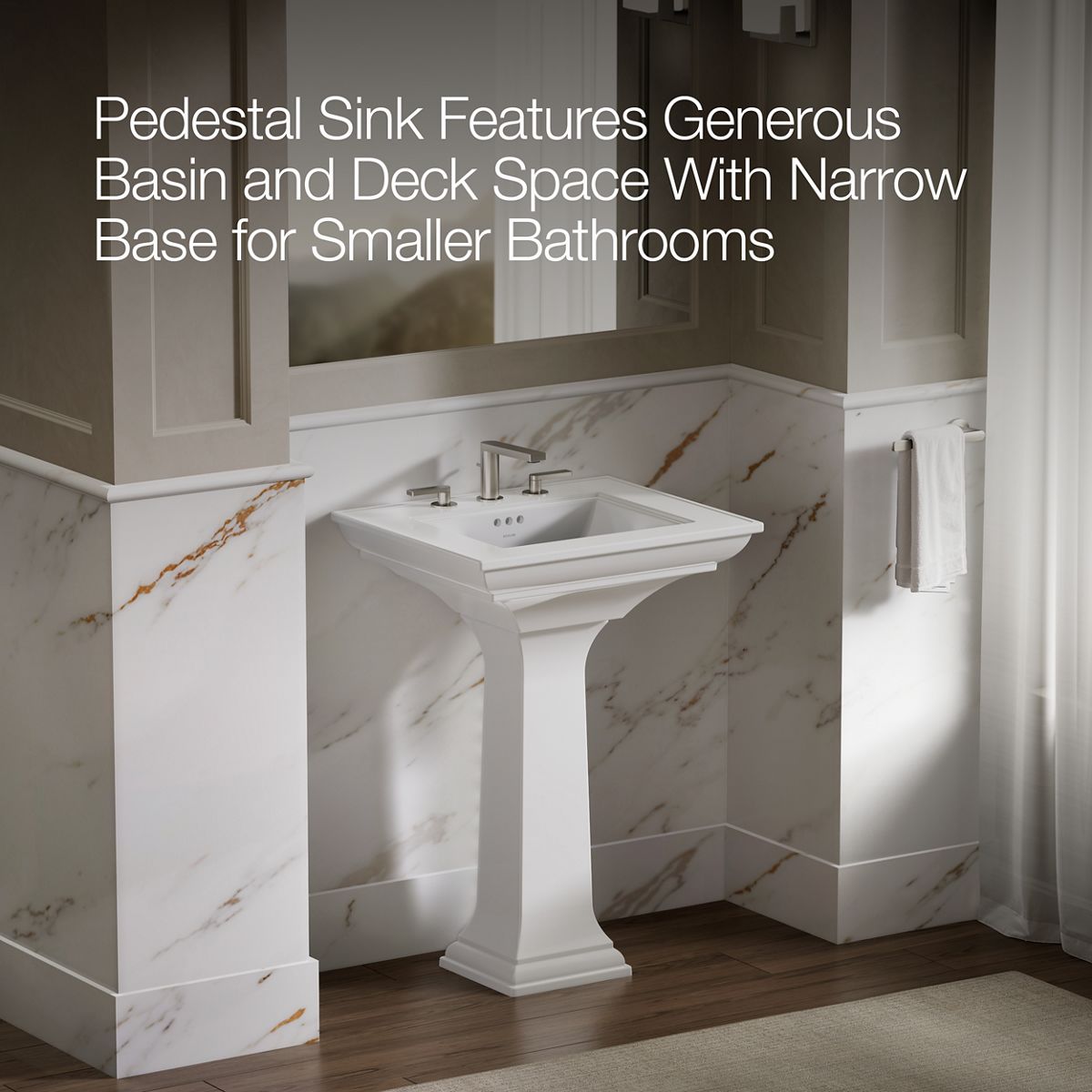 Designed for Smaller Bathrooms Without Sacrificing Functionality 