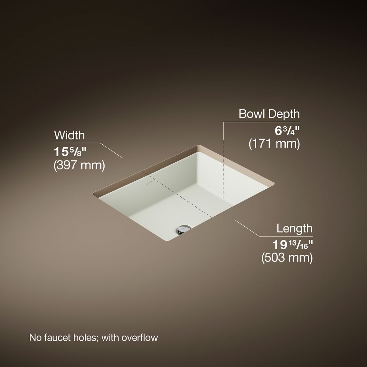Deep Basin Capacity with Contemporary Geometric Styling 