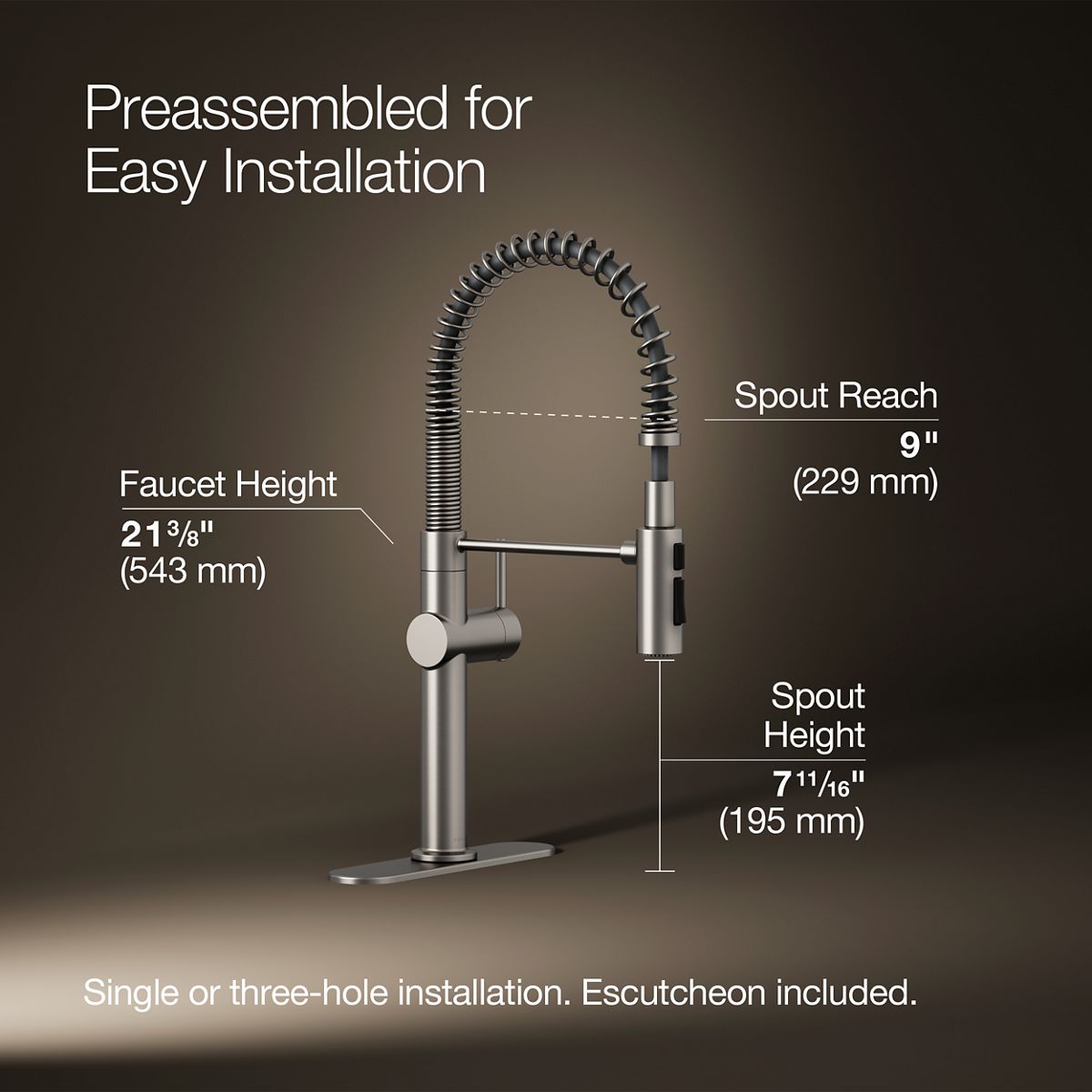 Designed for Flexible Installation 