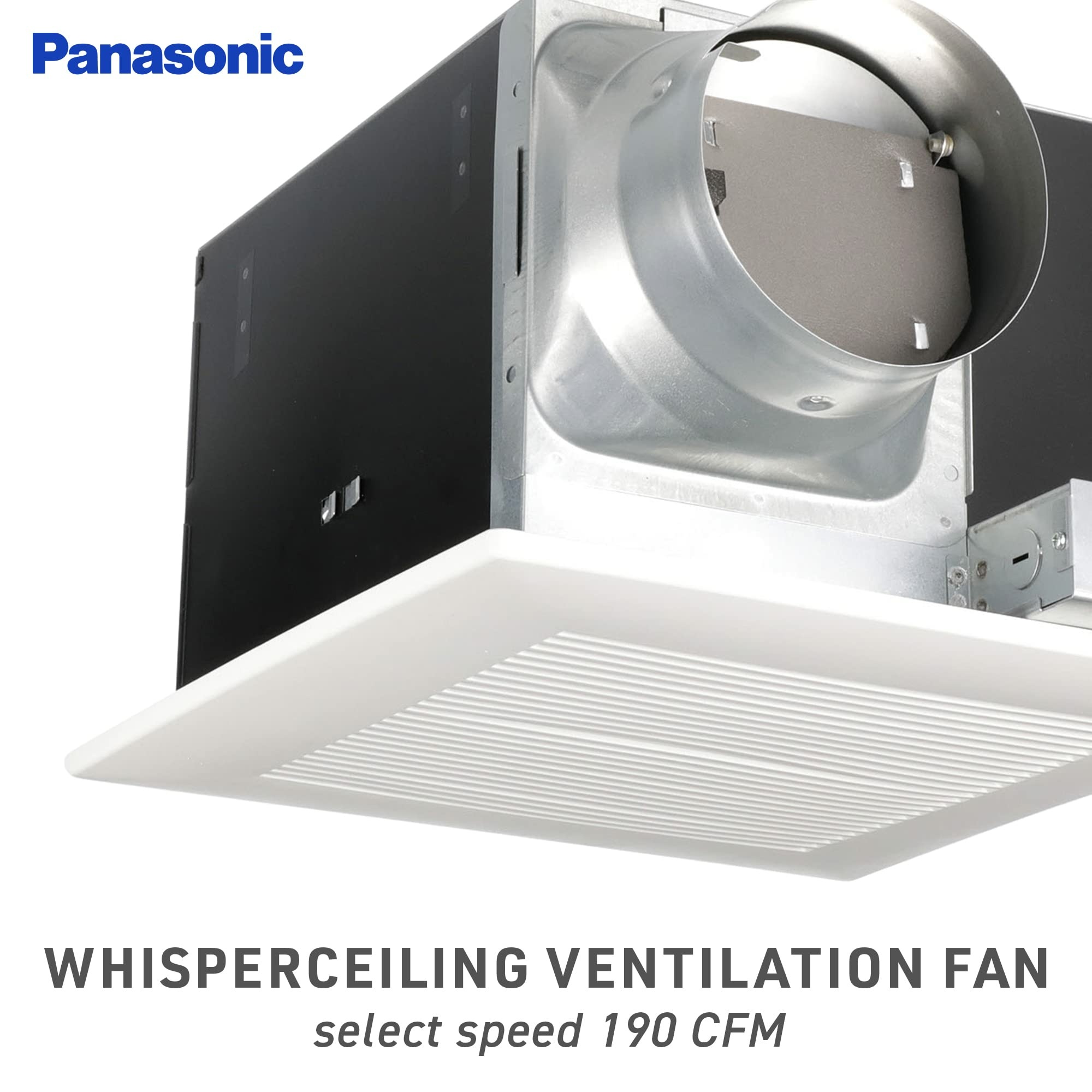 High-Capacity 190 CFM Ventilation Performance 