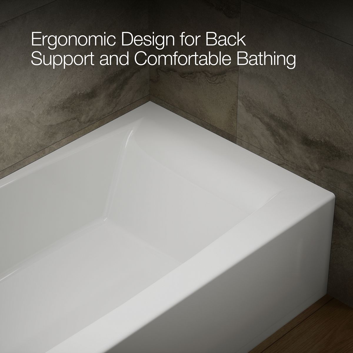 Ergonomic Support for More Relaxing Soaks 