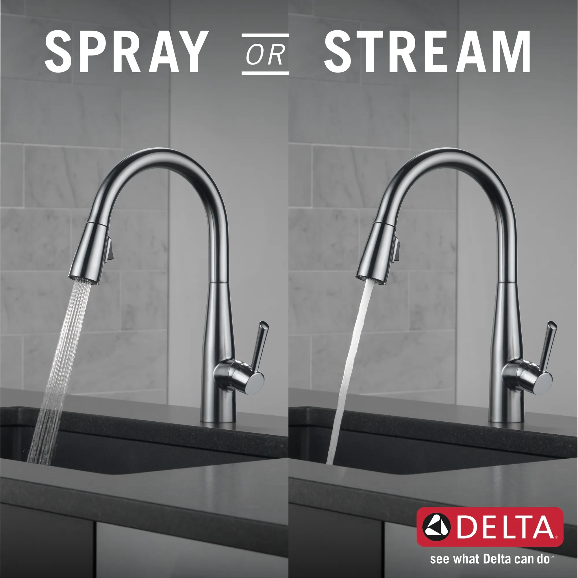 Two Spray Modes for Everyday Kitchen Versatility 