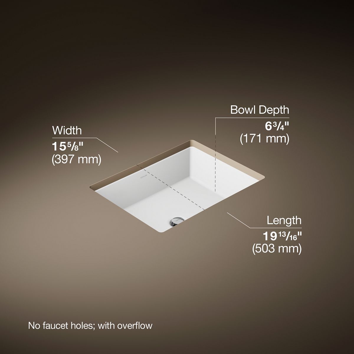 Deep Basin Capacity with Contemporary Geometric Styling 