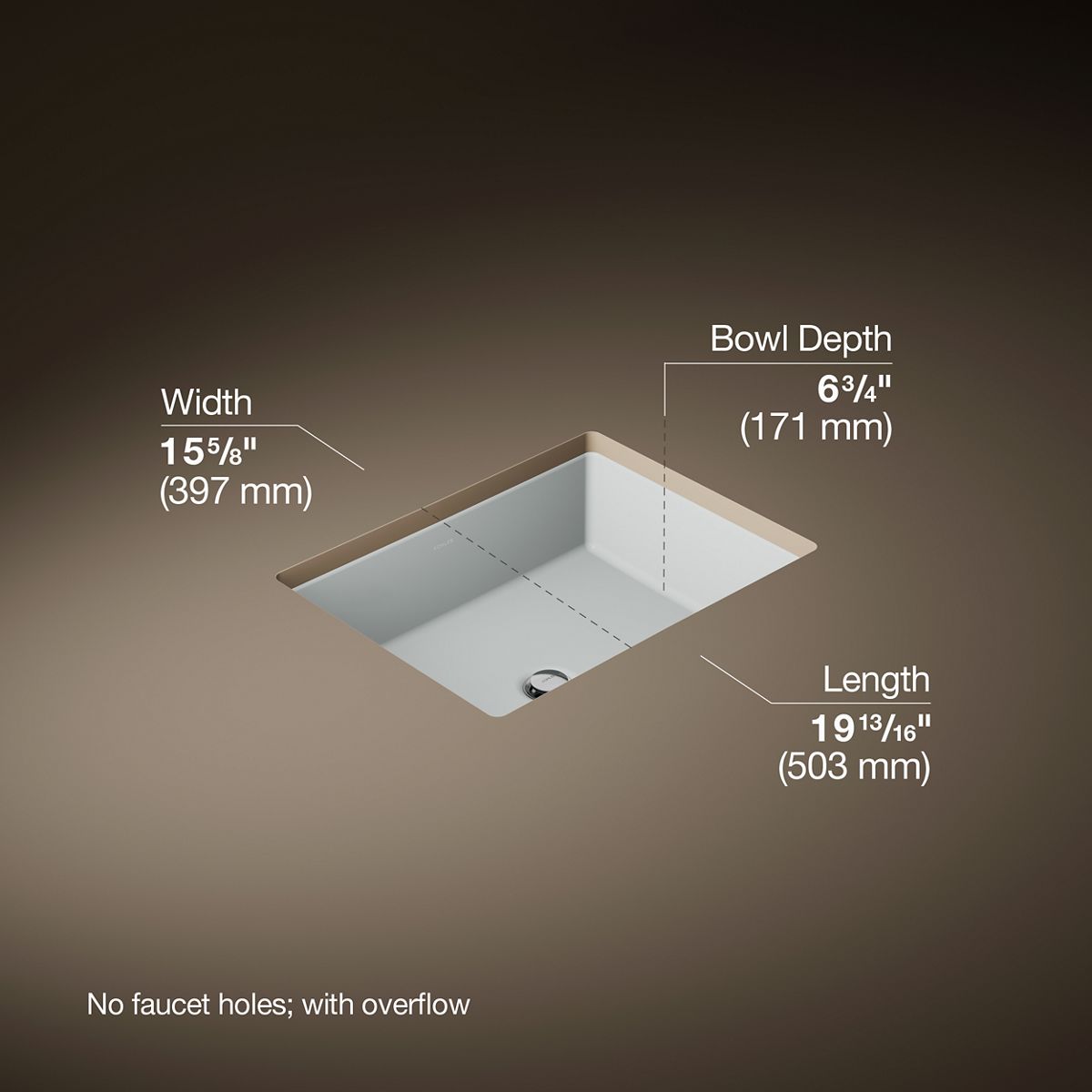 Deep Basin Capacity with Contemporary Geometric Styling 