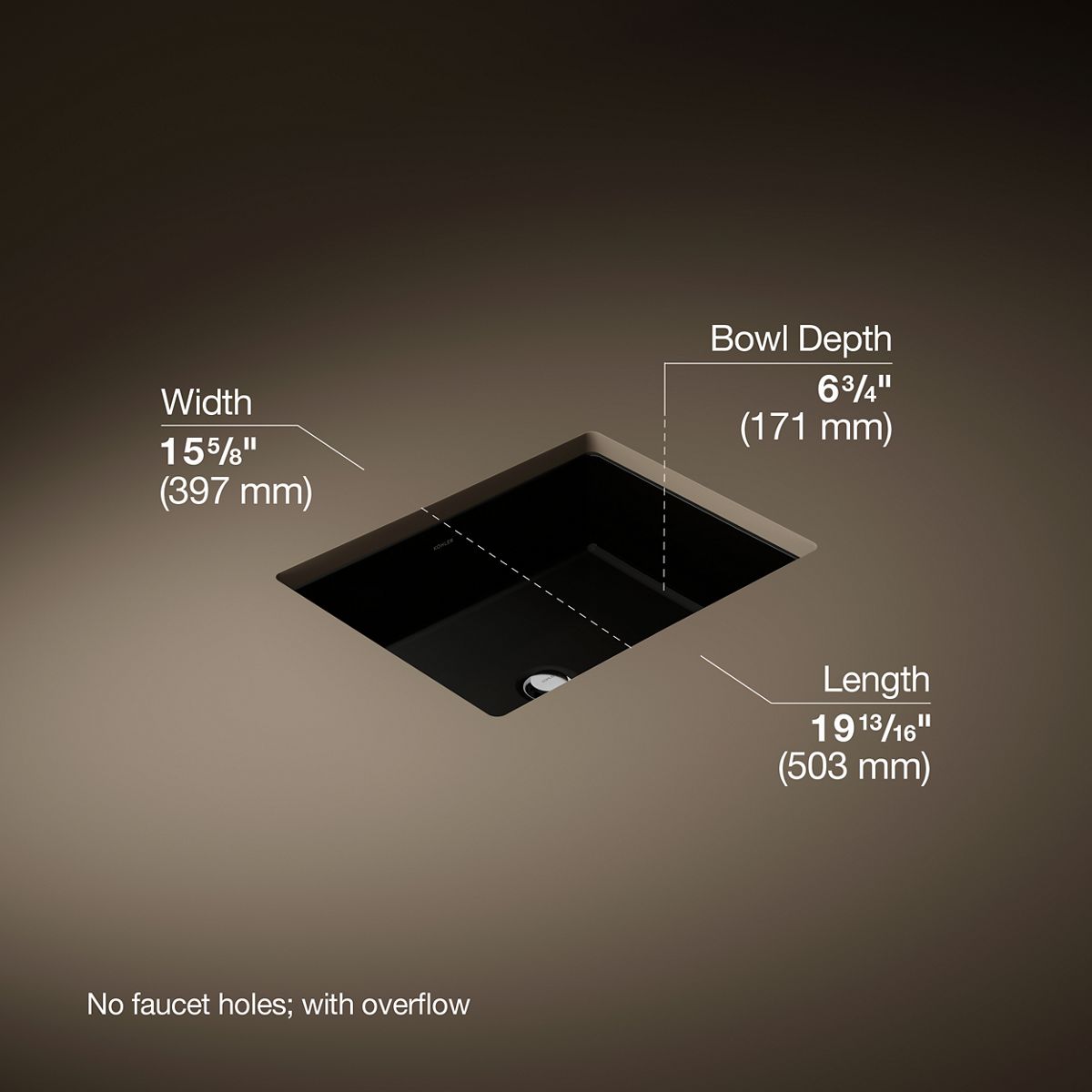 Deep Basin Capacity with Contemporary Geometric Styling 
