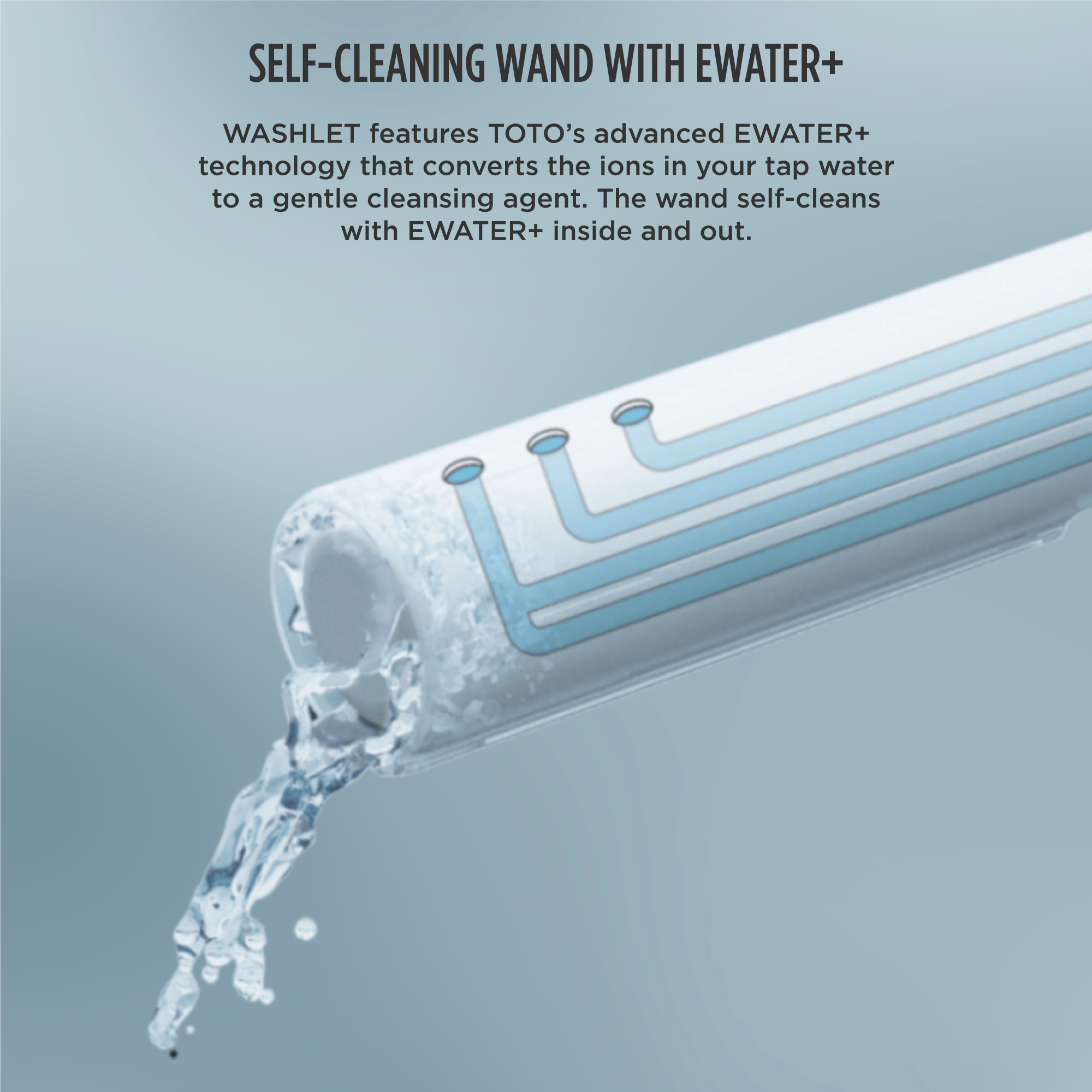 Self-Cleaning Wand with Personalized Cleansing 