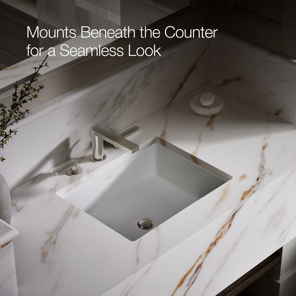 Seamless Undermount Design for a Cleaner Vanity 