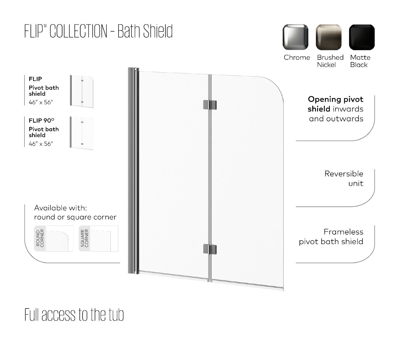 Full Access. Minimal Visual Distraction. 