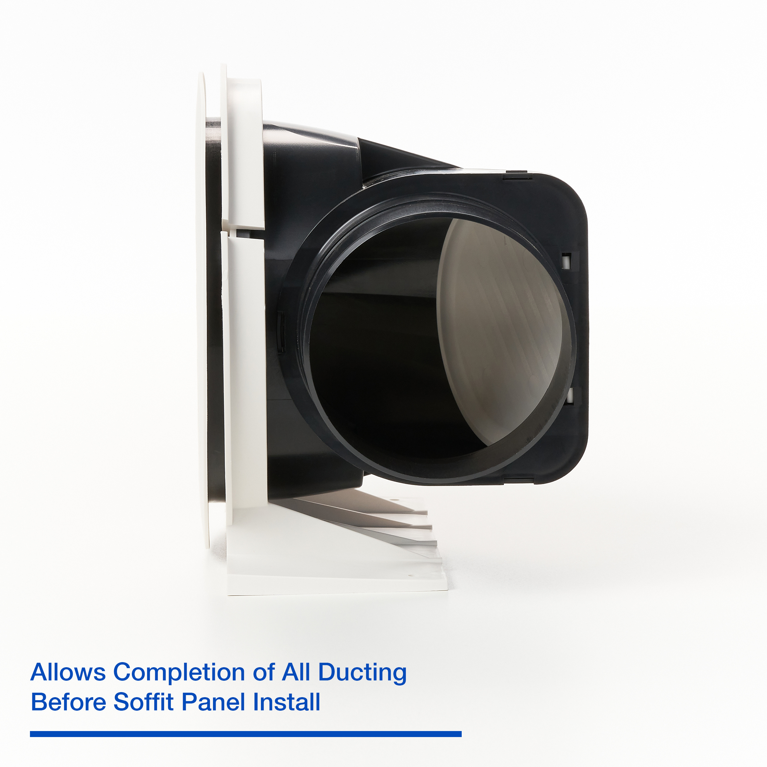 Complete Ducting Before Soffit Installation 