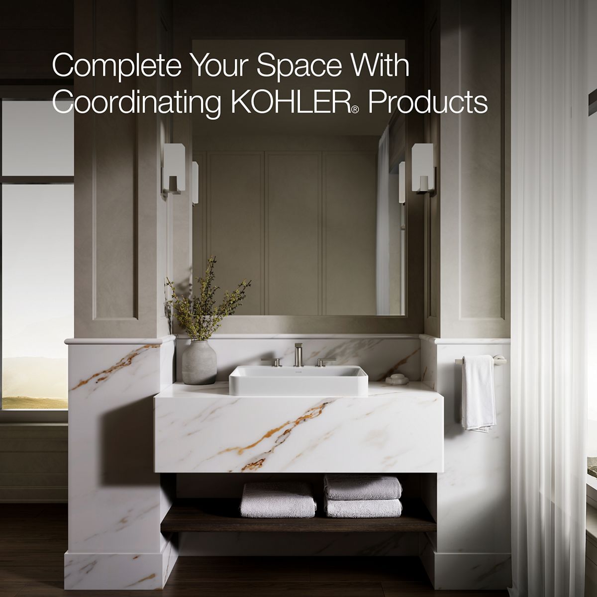 Complete the Look with Coordinated Kohler Design 