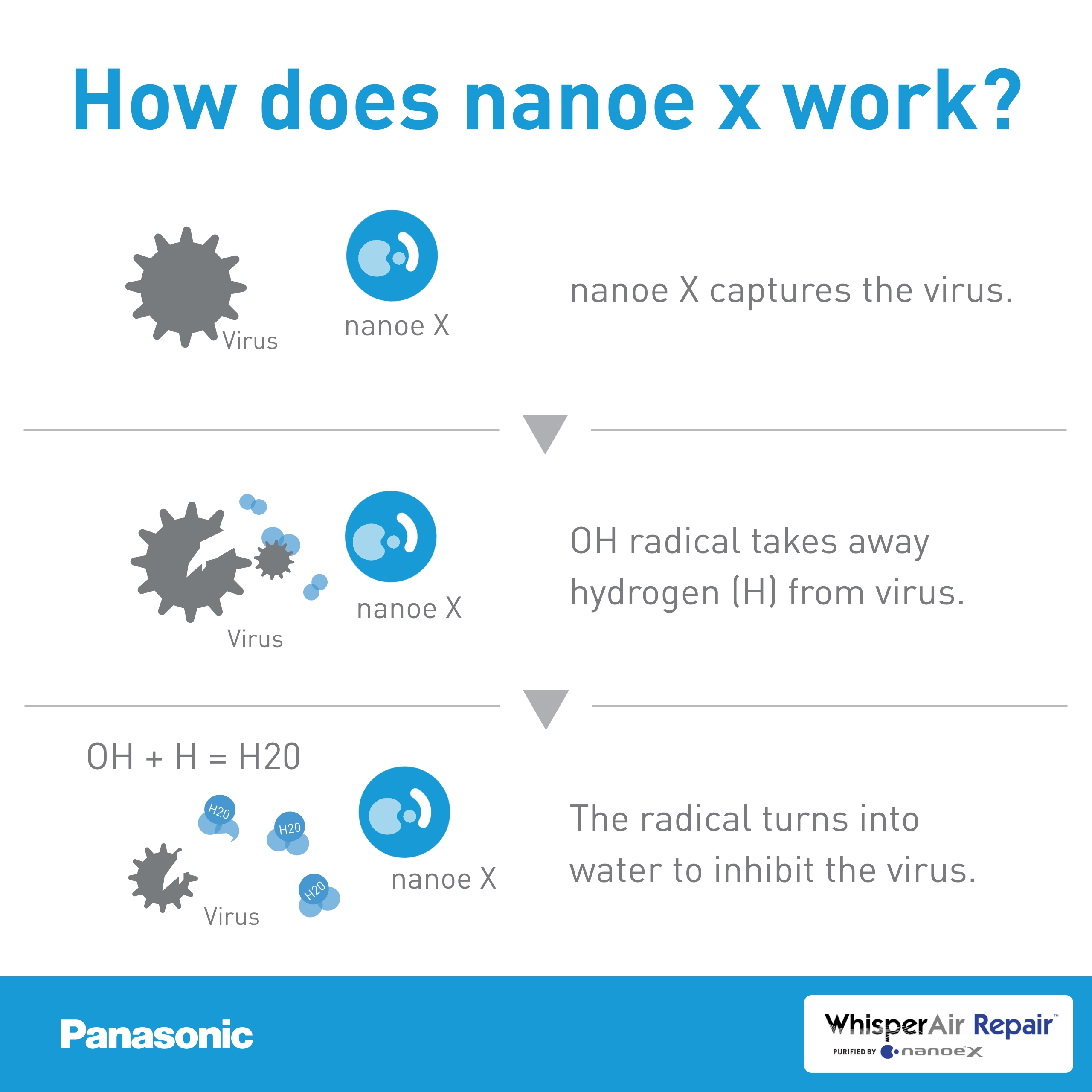How nanoe™ X Air Purification Works 