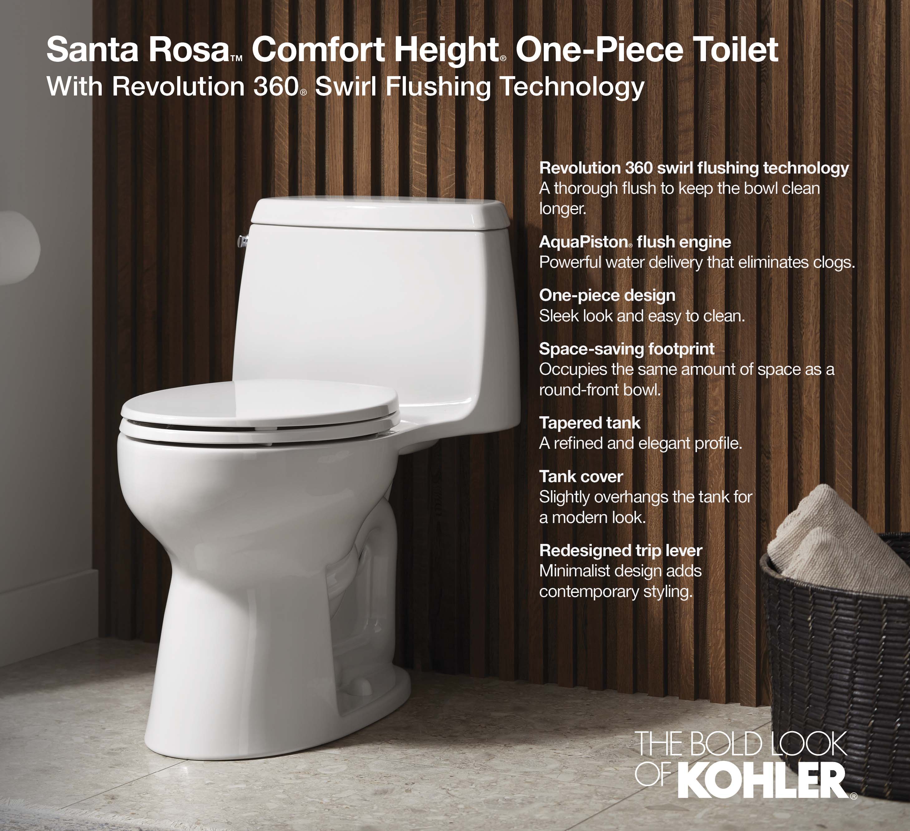 Chair Height Comfort, Compact Footprint 