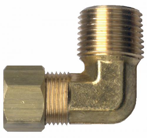 3/8 Pipe, 1/2 Copper Tube, Brass Compression Pipe Coupling