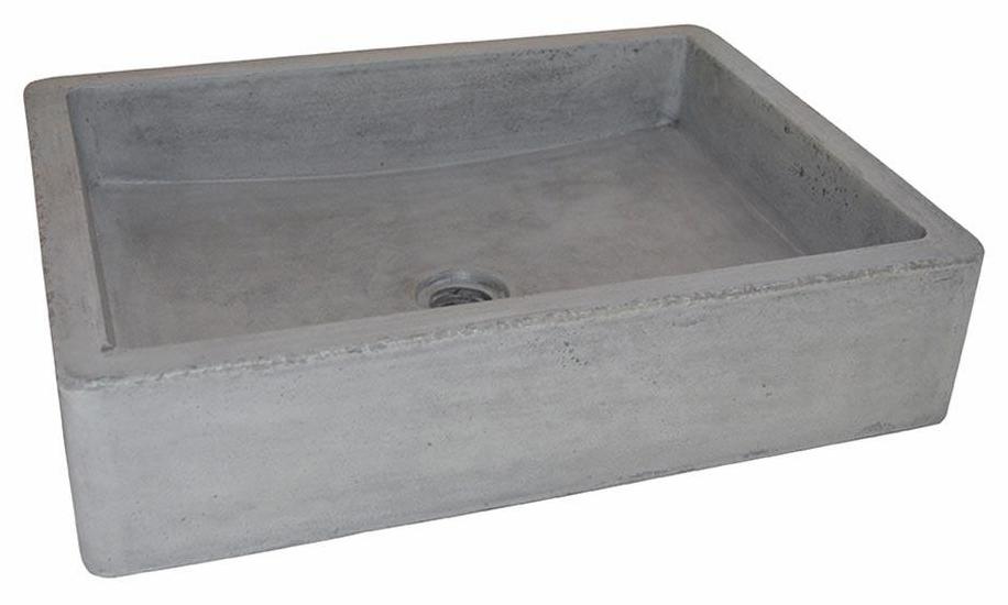 Nipomo, Rectangular Concrete Bathroom Sink